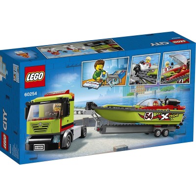 lego city race boat transporter