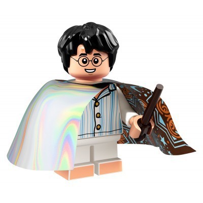 HARRY POTTER WITH INVISIBILITY CAPE - LEGO HARRY POTTER MINIFIGURE (colhp-15)  - 1