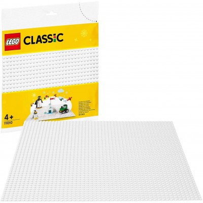 WHITE BASEPLATE - LEGO 11010  - 1
