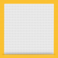 WHITE BASEPLATE - LEGO 11010  - 2