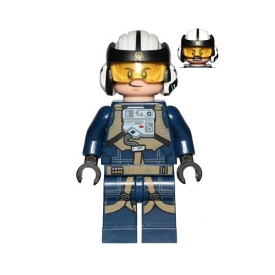 REBEL PILOT U-WING - LEGO STAR WARS MINIFIGURE (sw0800)  - 1