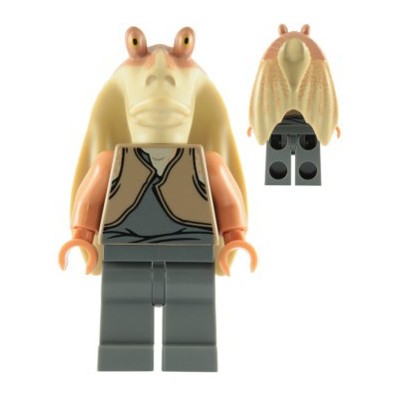 LEGO STAR WARS MINIFIGURA 7672 - JAR JAR BINKS  - 1