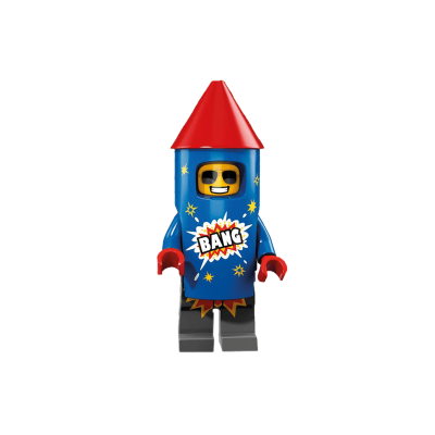 FIREWORK GUY - LEGO MINIFIGURES SERIES 18 (col18-5)  - 1