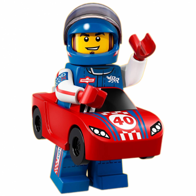 RACE CAR GUY - LEGO MINIFIGURES SERIES 18 (col18-13)  - 1