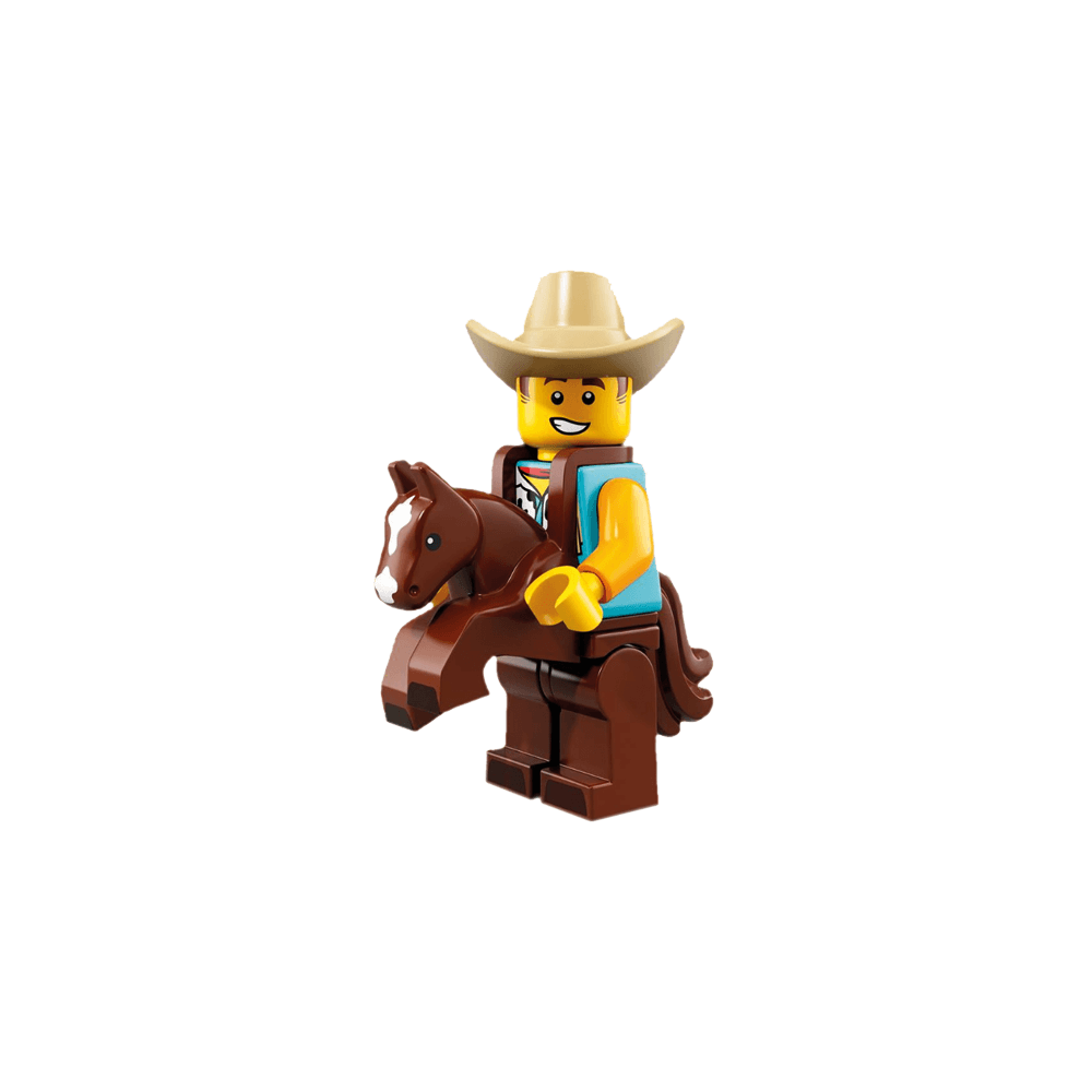 CHICO CON DISFRAZ DE COWBOY - LEGO MINIFIGURES SERIES 18 (col18-15)  - 1