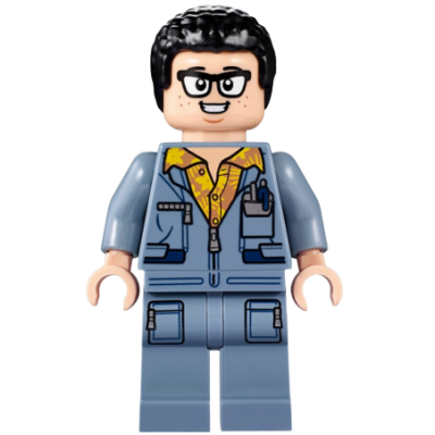 DANNY NEDERMEYER - LEGO JURASSIC WORLD MINIFIGURE (jw047)  - 1