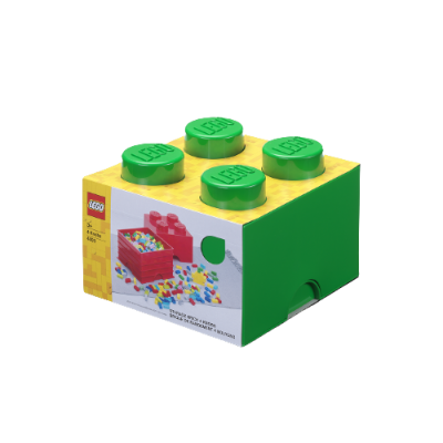 BRICK LEGO® 2x2 VERDE OSCURO - LEGO 4003  - 1