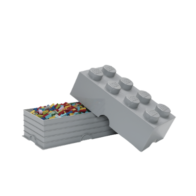 BRICK LEGO® 2x4 GRIS - LEGO 4004  - 2