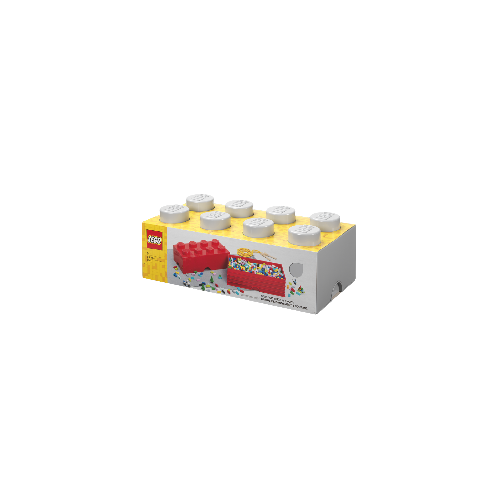 BRICK LEGO® 2x4 GRIS - LEGO 4004  - 1