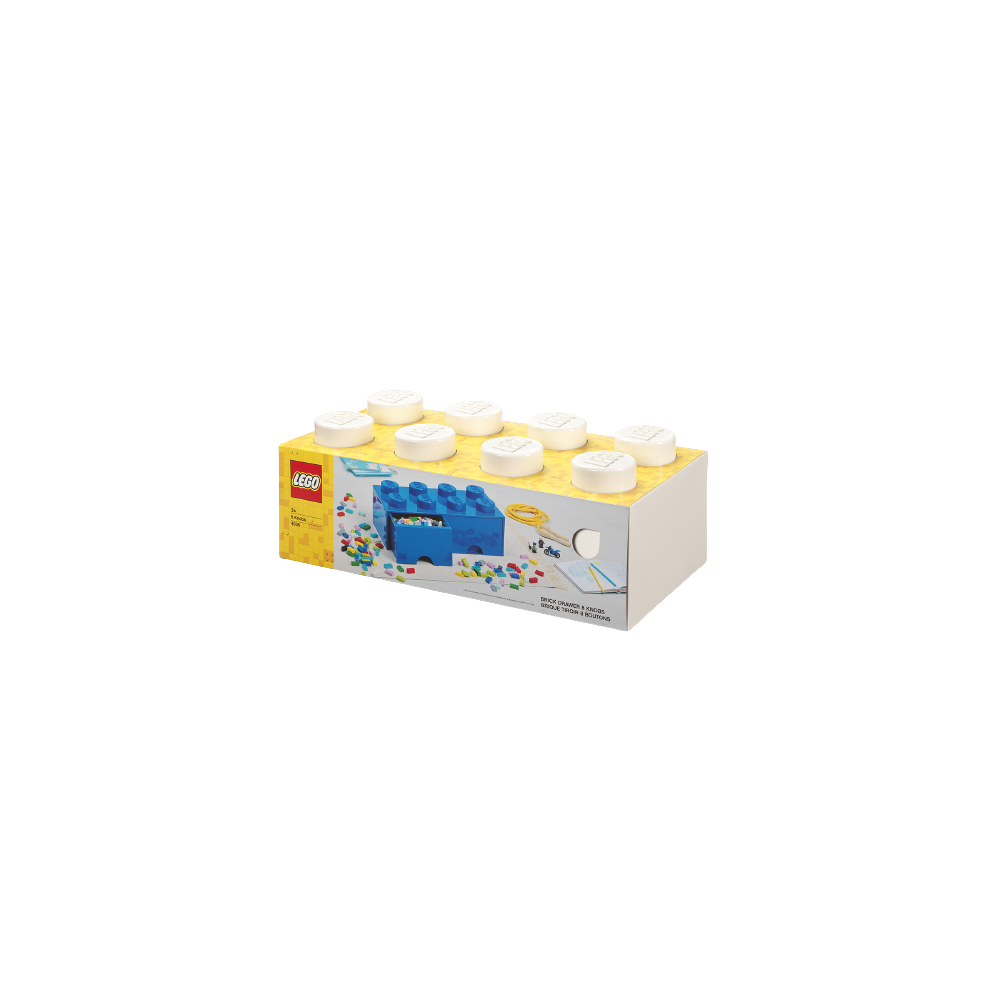 BRICK LEGO® 2x4 BLANCO CON CAJONES - LEGO 4006  - 1