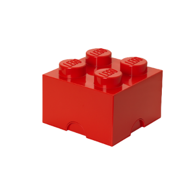 BRICK LEGO® 2x2 ROJO - LEGO 4003  - 3