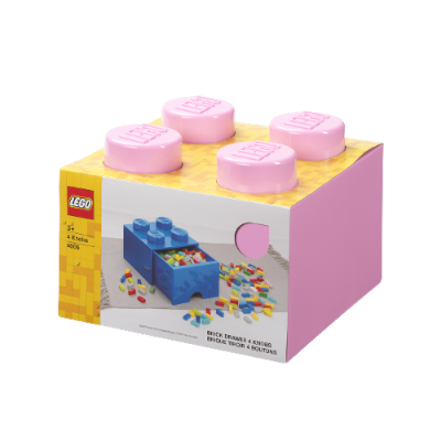 BRICK LEGO® 2x2 ROSA PASTEL CON CAJON - LEGO 4005  - 1
