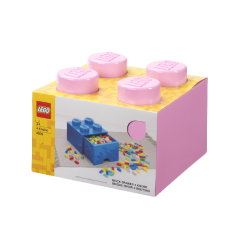 BRICK LEGO® 2x2 ROSA PASTEL CON CAJON - LEGO 4005  - 1