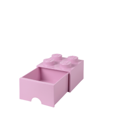 BRICK LEGO® 2x2 ROSA PASTEL CON CAJON - LEGO 4005  - 2