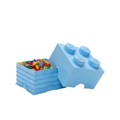 BRICK LEGO® 2x2 AZUL PASTEL - LEGO 4003  - 2