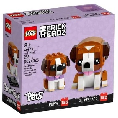 St. BERNARD - LEGO BRICKHEADZ 40543  - 1