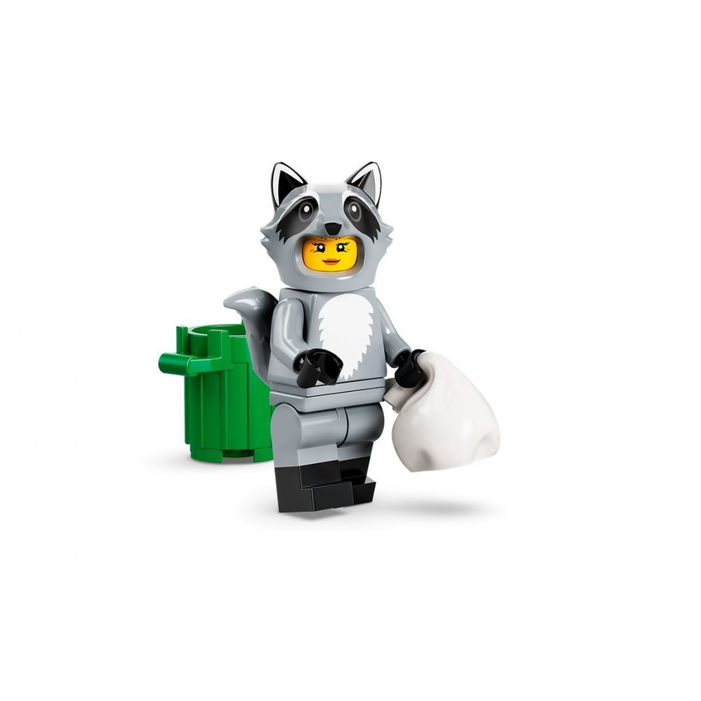 RACCOON COSTUME GIRL - LEGO SERIES 22 MINIFIGURE (col22-10) - Brick...