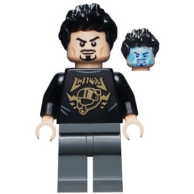 TONY STARK - MINIFIGURA LEGO SUPER HEROES (sh747)  - 1