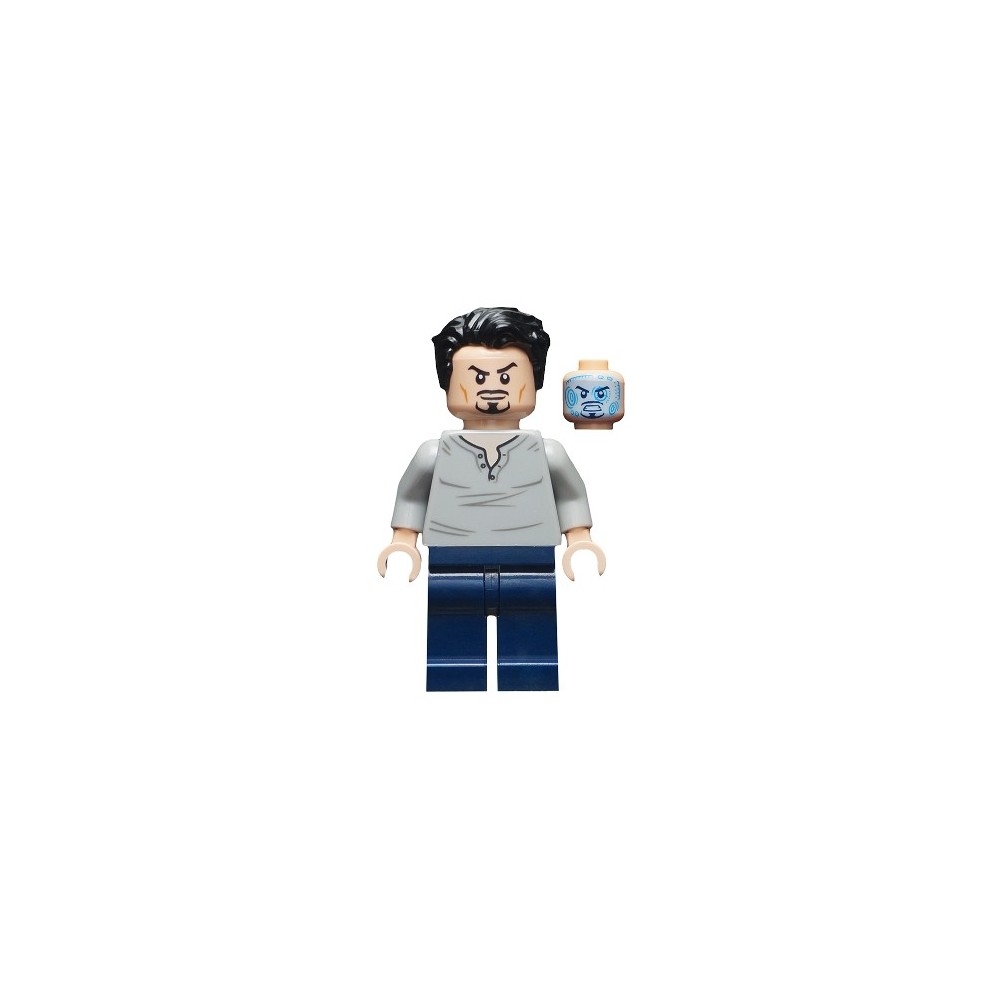 TONY STARK - MINIFIGURA LEGO SUPER HEROES (sh666)  - 1