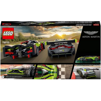Aston Martin Valkyrie AMR Pro y Aston Martin Vantage GT3 - LEGO SPEED CHAMPIONS 76910  - 4