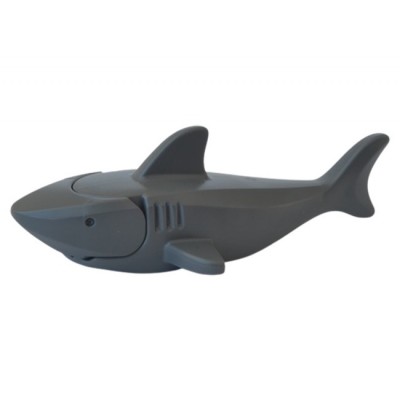 SHARK DARK BLUISH GRAY WITH GILLS - LEGO ANIMALS MINIFIGURE (2547c01)  - 1