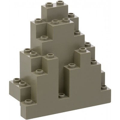 ROCK WALL 3x8x7 TRIANGULAR (LURP) DARK GRAY - LEGO PIECE PICK A BRICK (6083)  - 1