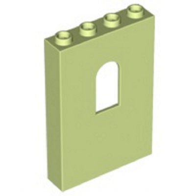 WALL 1x4x5 WITH YELLOW GREEN WINDOW - LEGO PIECE PICK A BRICK (60808)  - 1