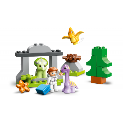 LEGO DUPLO Jurassic World 10938 - Juguete de aprendizaje de dinosaurios  para niños pequeños, juego de ladrillos grandes, gran regalo de animales  para