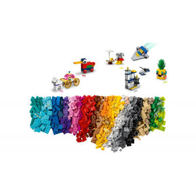 LEGO Classic 90 Years of Play 11021, Building Set for Creative Play with 15  Mini Builds Inspired by 90 Years of LEGO Sets, Gift Idea for Kids Ages 5  and Up 