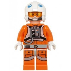 PILOTO DE SNOWSPEEDER - MINIFIGURA LEGO STAR WARS (sw0597)  - 1