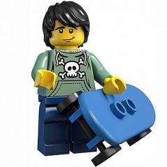 SKATER - LEGO SERIES 1 MINIFIGURE (col01-6)  - 1