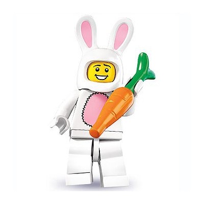 BUNNY SUIT GUY (V1) - LEGO MINIFIGURES SERIES 7 (col07-3)  - 1