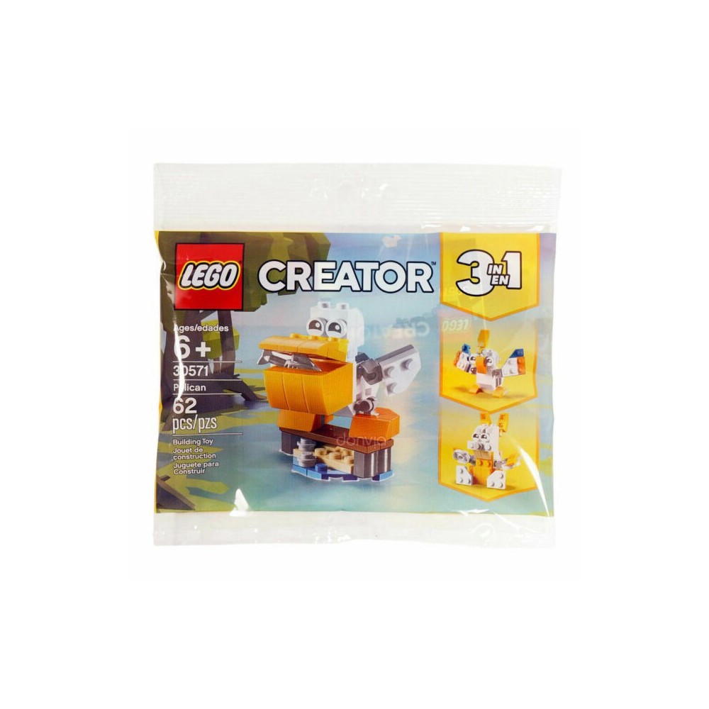 PELICANO 3 EN 1 - POLYBAG LEGO CREATOR 30571  - 1