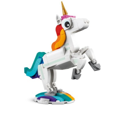 LEGO Creator 3 in 1 Magical Unicorn 31140 Seahorse Peacock Rainbow