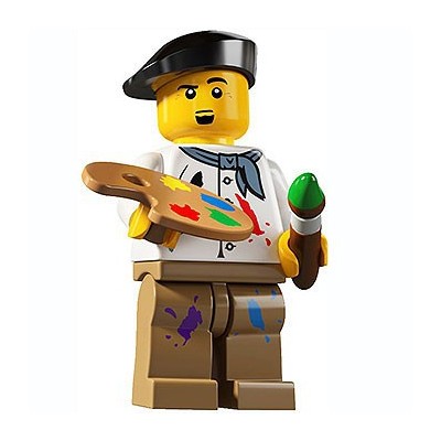 ARTIST - LEGO SERIES 4 MINIFIGURE (col04-14)  - 1