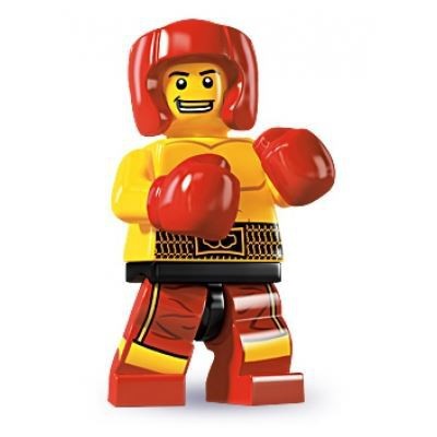 BOXEADOR - MINIFIGURA LEGO SERIE 5 (col05-13)  - 1