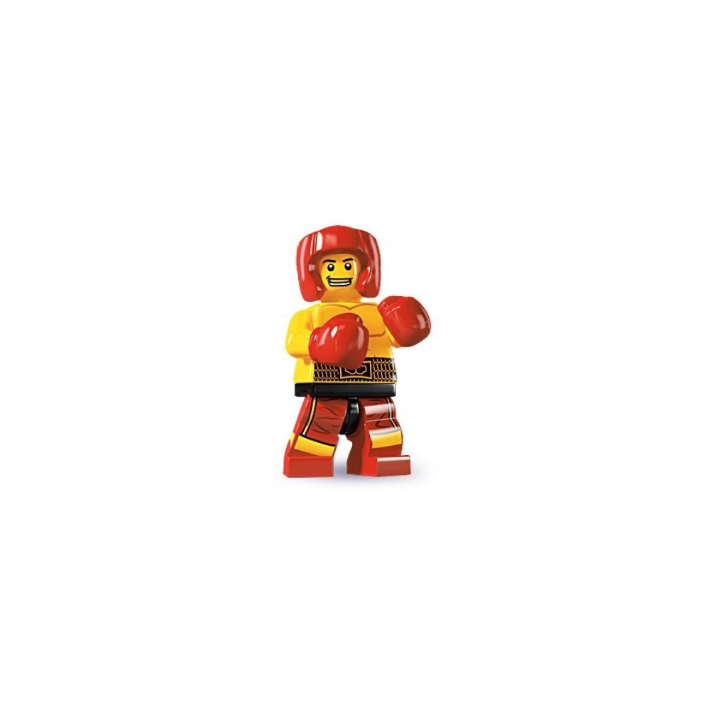 BOXEADOR - MINIFIGURA LEGO SERIE 5 (col05-13)  - 1