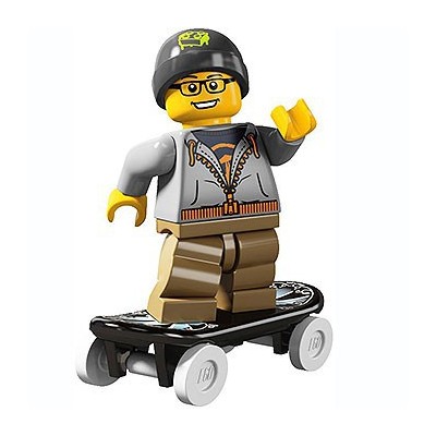 STREET SKATER - LEGO SERIES 4 MINIFIGURE (col04-9)  - 1