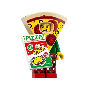 EL TIO CON DISFRAZ DE PIZZA - LEGO MINIFIGURA SERIE 19 (col19-10)  - 3