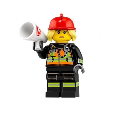 FIRE FIGHTER - LEGO MINIFIGURES SERIES 19 (col19-8)  - 3