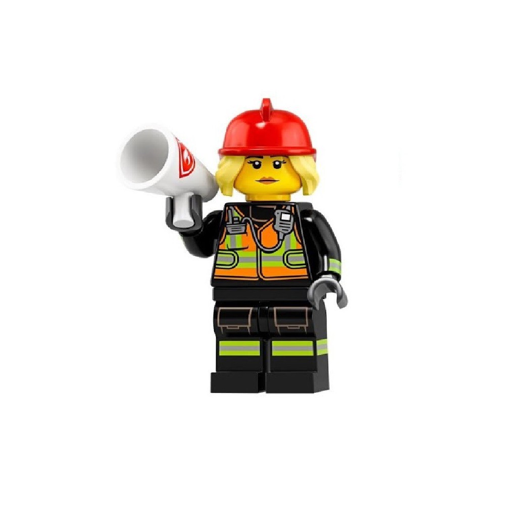 FIRE FIGHTER - LEGO MINIFIGURES SERIES 19 (col19-8)  - 3