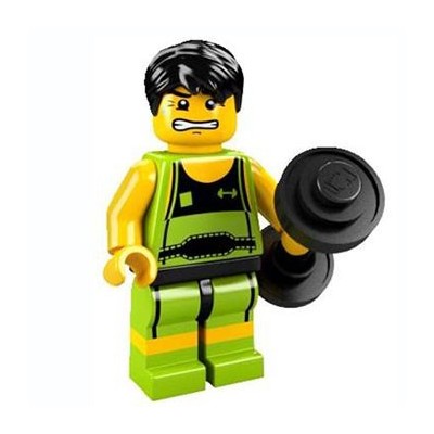 WEIGHTLIFTER - LEGO SERIES 2 MINIFIGURE (col02-10)  - 1