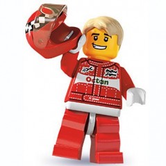 LEGO SERIE 3 MINIFIGURA 8803 - RACE CAR DRIVER  - 1
