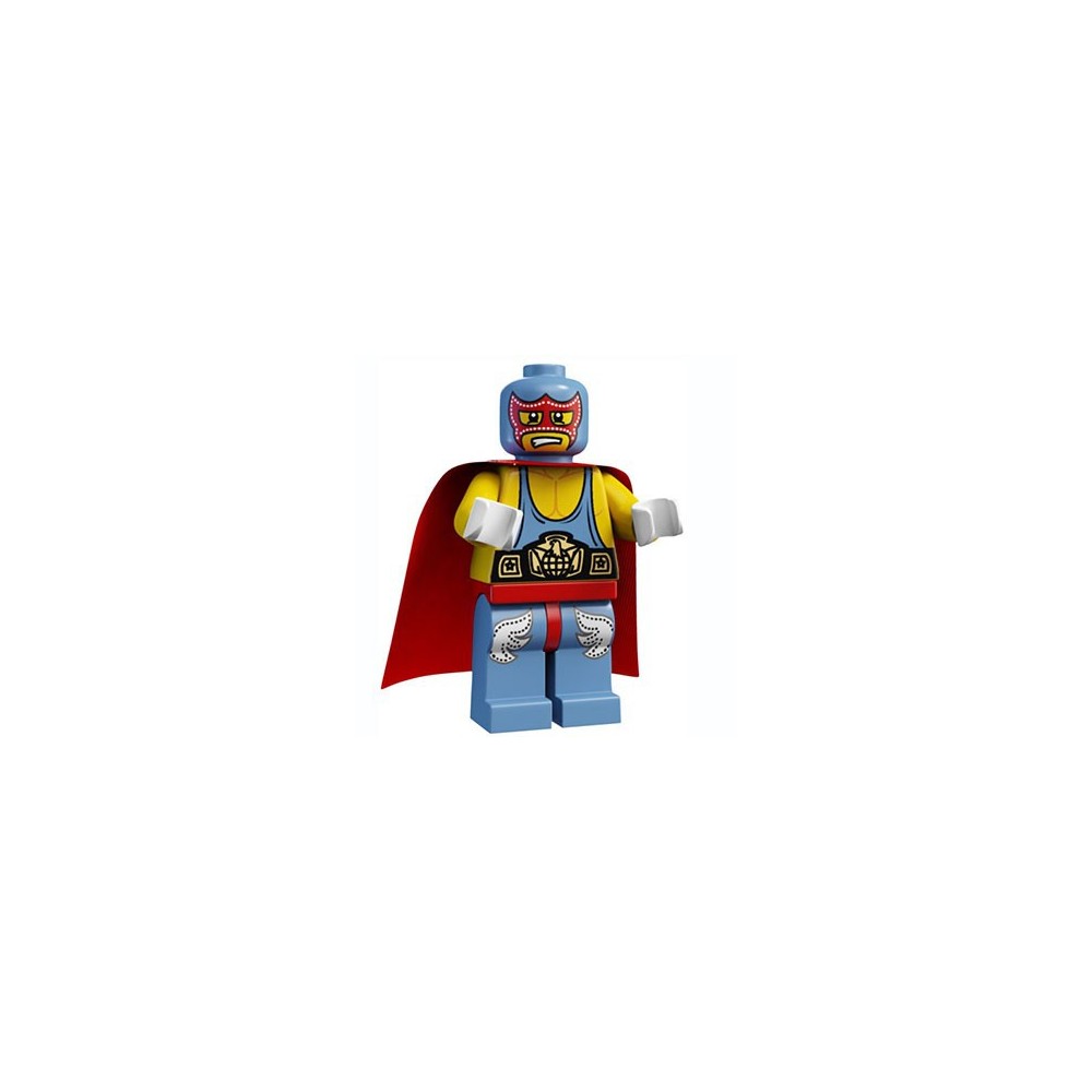 SÚPER LUCHADOR - MINIFIGURA LEGO SERIE 1 (col01-10)  - 1