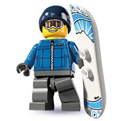 SNOWBOARDER GUY - LEGO SERIES 5 MINIFIGURE (col05-16)  - 1