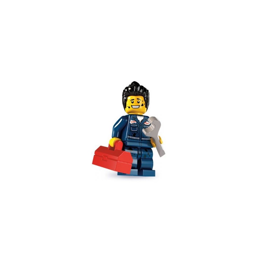 barba Acompañar aburrido MECÁNICO - MINIFIGURA LEGO SERIE 6 (col06-15) - Brickmarkt