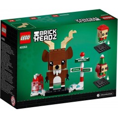 Reindeer, Elf and Elfie - LEGO BRICKHEADZ 40353  - 7