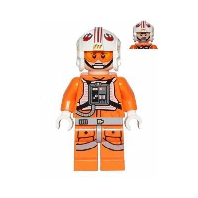 PILOTO LUKE SKYWALKER - MINIFIGURA LEGO STAR WARS (sw0461)  - 1