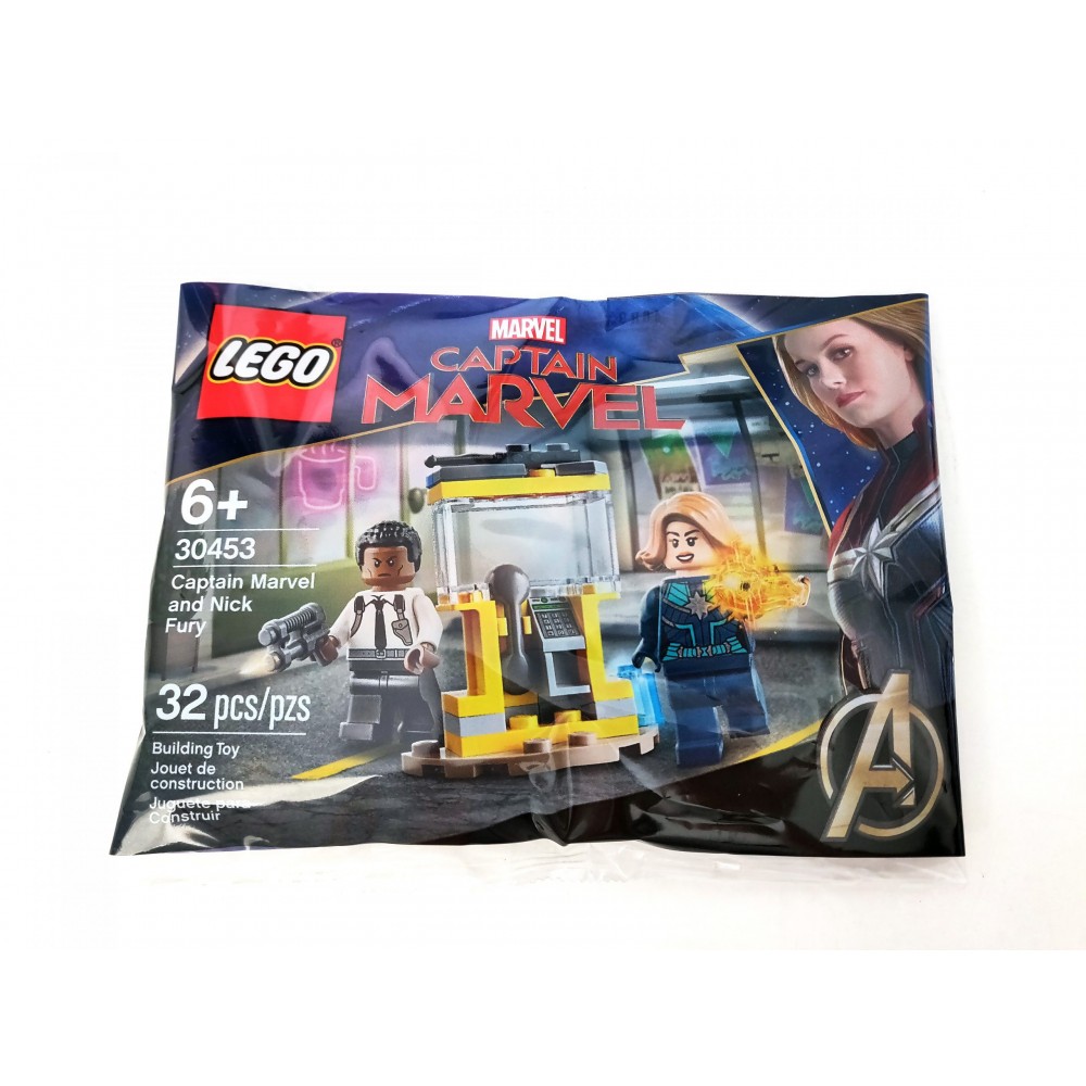 construcción Prefijo herir CAPITANA MARVEL Y NICK FURY - POLYBAG LEGO MARVEL SUPER HEROES 3045...