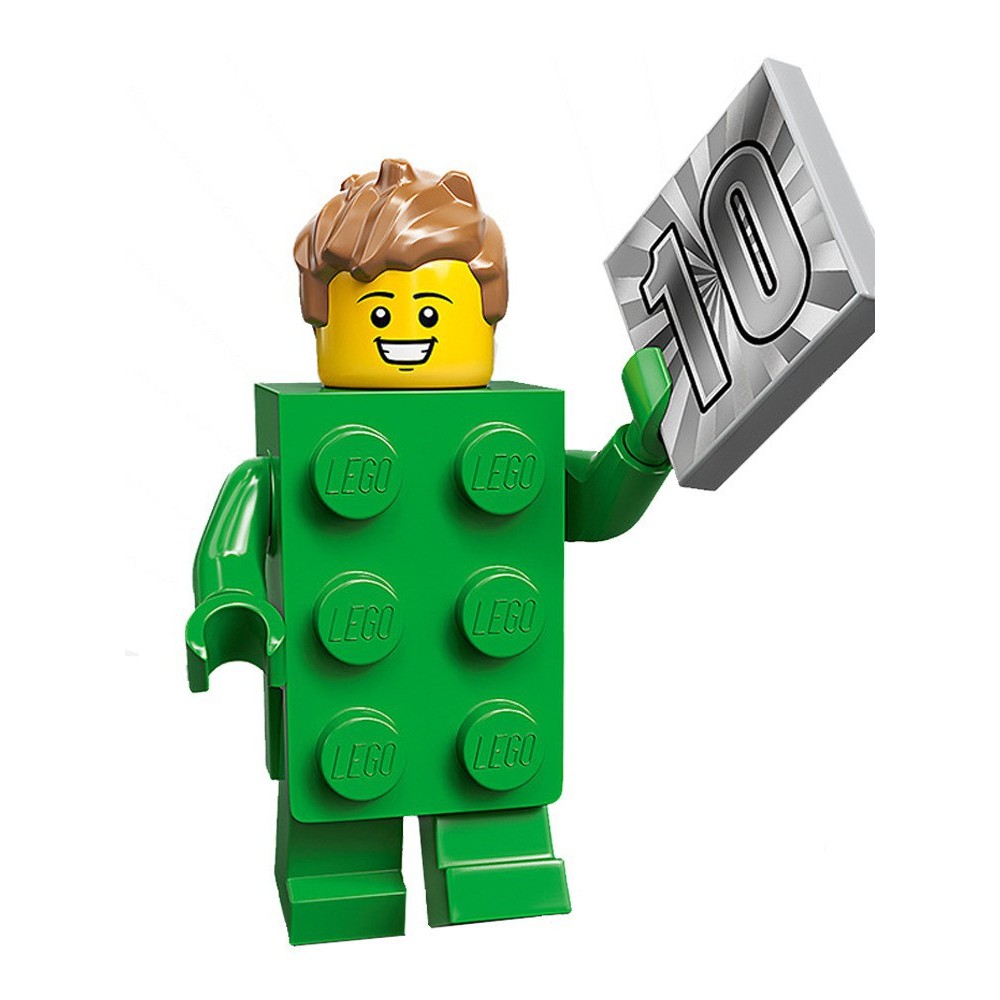Disfraz infantil de ladrillo Lego Rojo